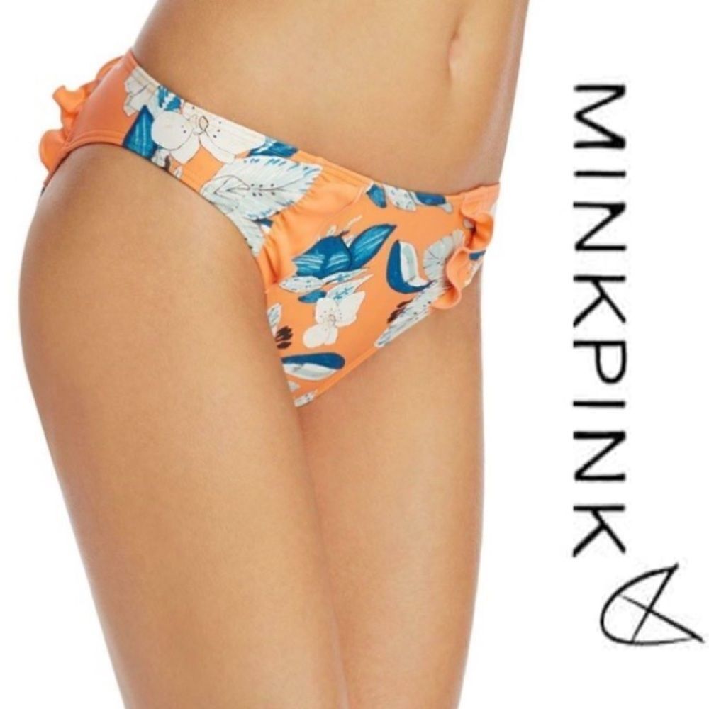 MinkPink Ruffle Bikini Bottoms
